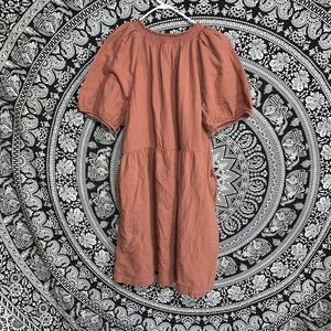 Super Comfy Dusty Rose Pocketed Dress